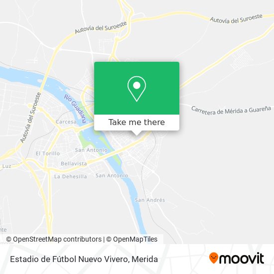 Estadio de Fútbol Nuevo Vivero map