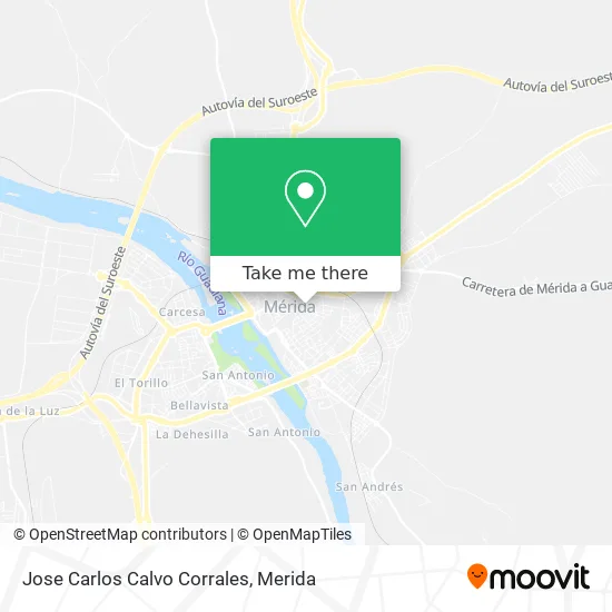 Jose Carlos Calvo Corrales map