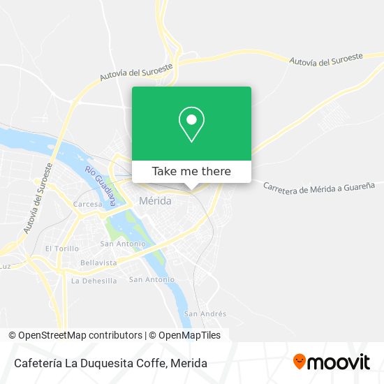 Cafetería La Duquesita Coffe map