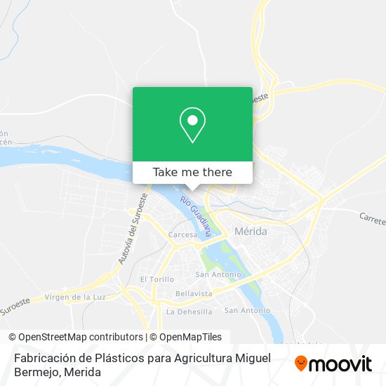 Fabricación de Plásticos para Agricultura Miguel Bermejo map