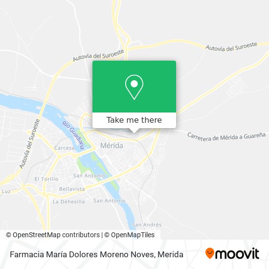 mapa Farmacia María Dolores Moreno Noves