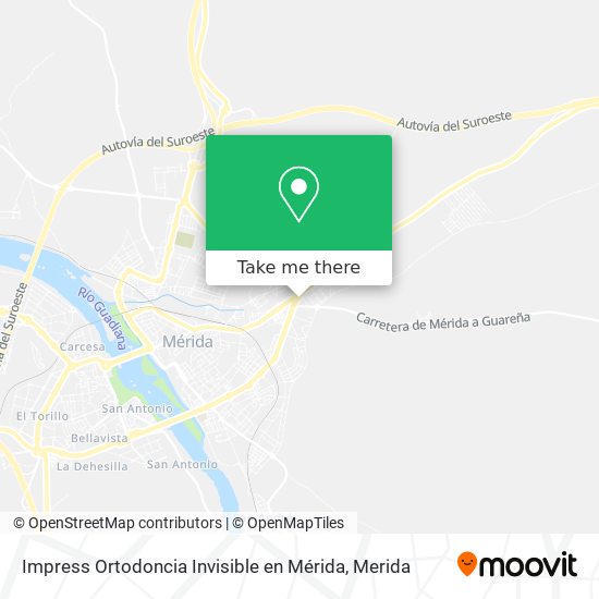 Impress Ortodoncia Invisible en Mérida map