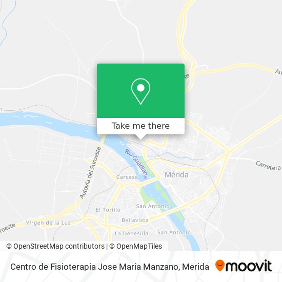 Centro de Fisioterapia Jose Maria Manzano map