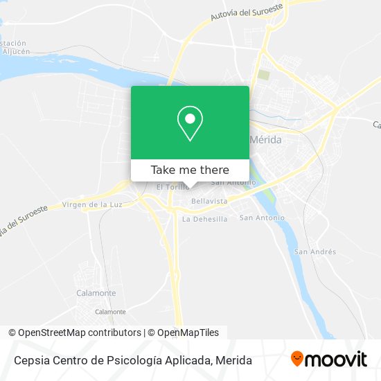 Cepsia Centro de Psicología Aplicada map