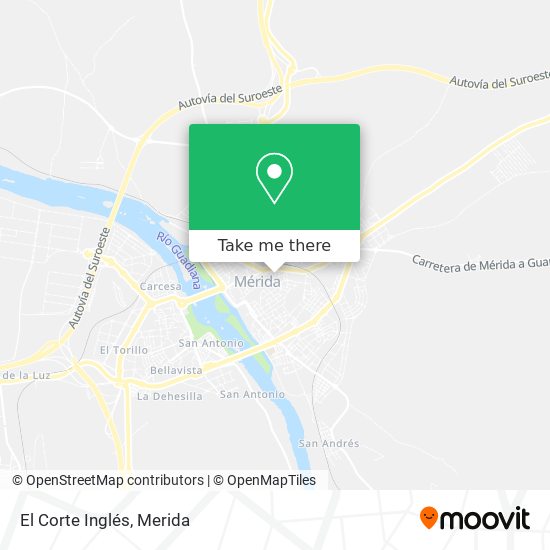 mapa El Corte Inglés