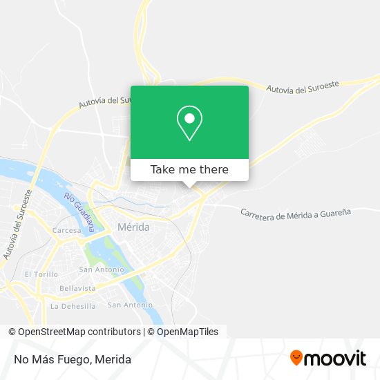 No Más Fuego map