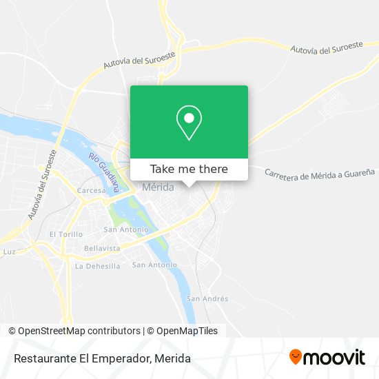 Restaurante El Emperador map