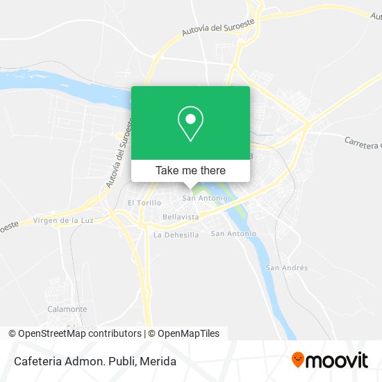 Cafeteria Admon. Publi map