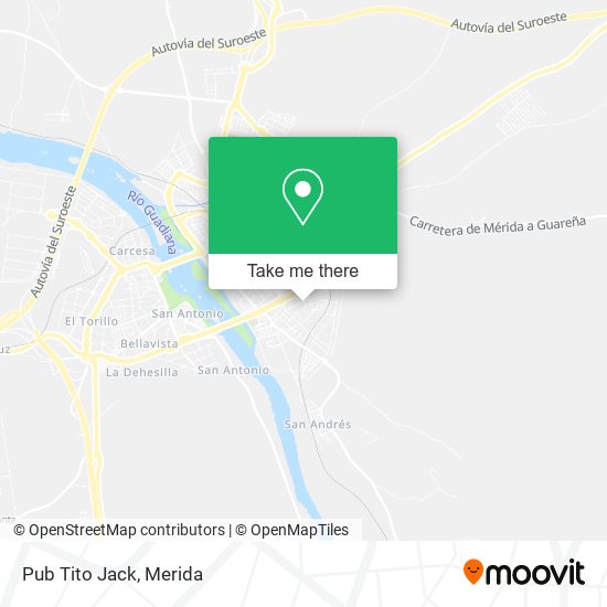 mapa Pub Tito Jack