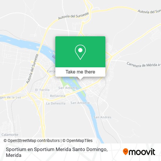 Sportium en Sportium Merida Santo Domingo map