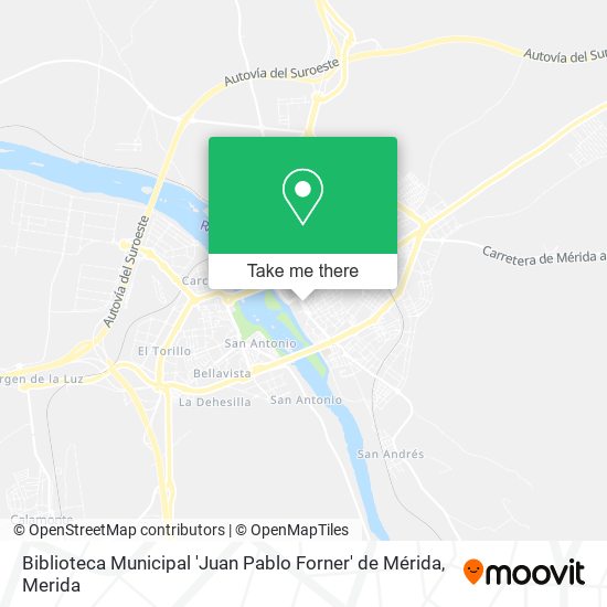 Biblioteca Municipal 'Juan Pablo Forner' de Mérida map