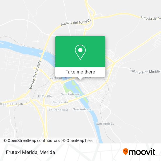 Frutaxi Merida map