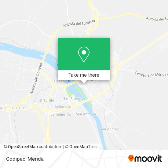 Codipac map