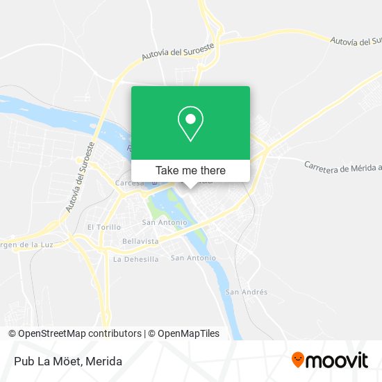 Pub La Möet map