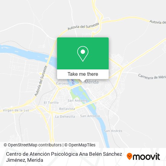 Centro de Atención Psicológica Ana Belén Sánchez Jiménez map