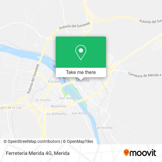 Ferreteria Merida 4G map