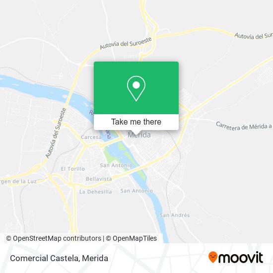 Comercial Castela map