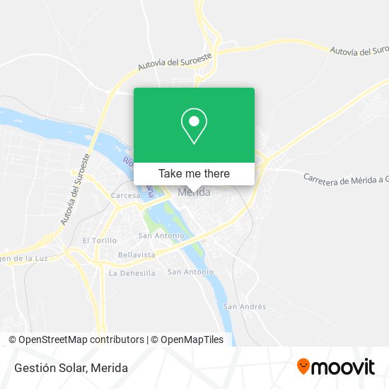 Gestión Solar map