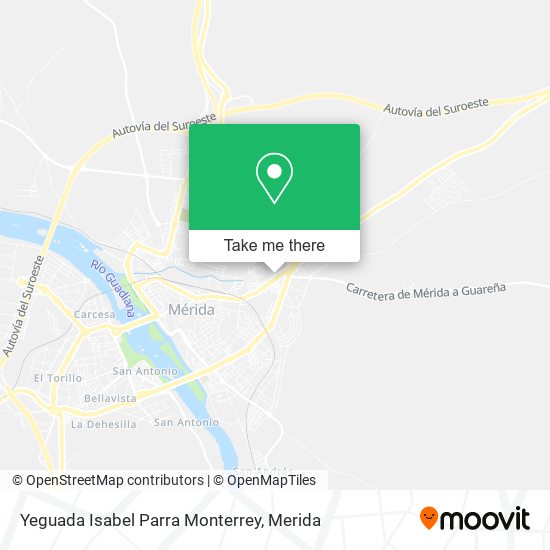 Yeguada Isabel Parra Monterrey map