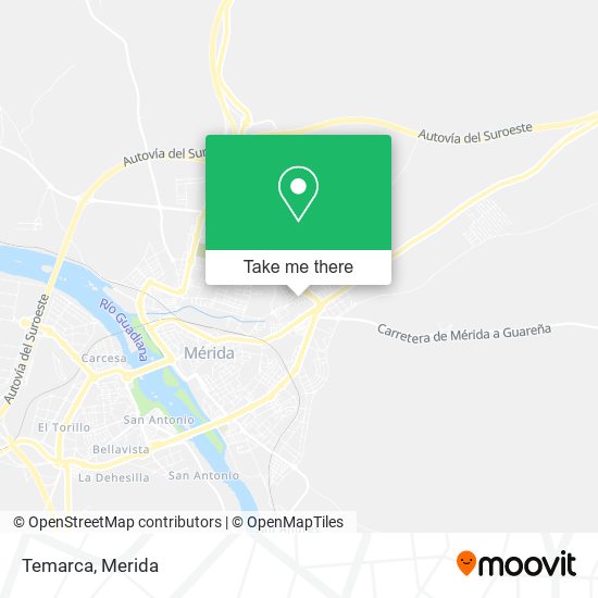 mapa Temarca