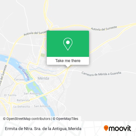 mapa Ermita de Ntra. Sra. de la Antigua