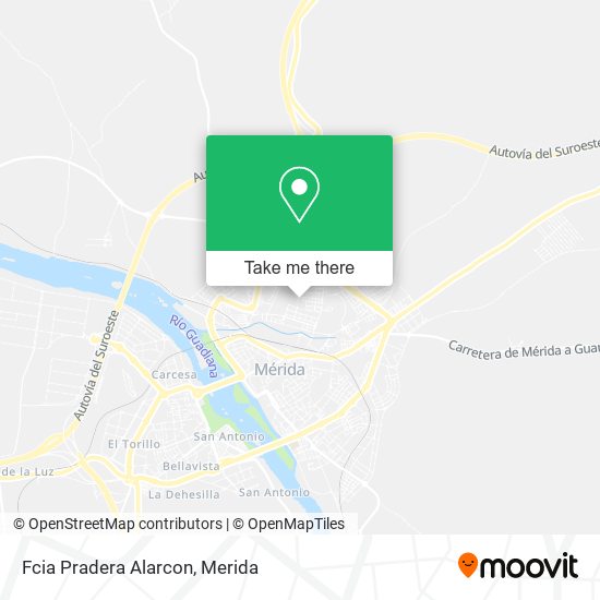 Fcia Pradera Alarcon map