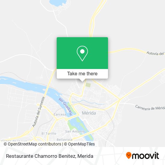 mapa Restaurante Chamorro Benitez