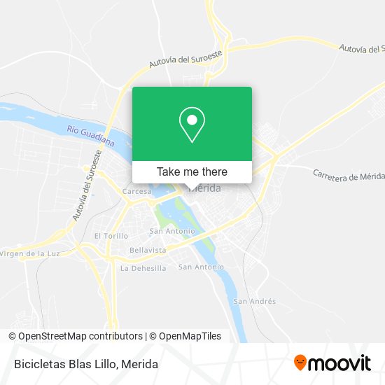 mapa Bicicletas Blas Lillo