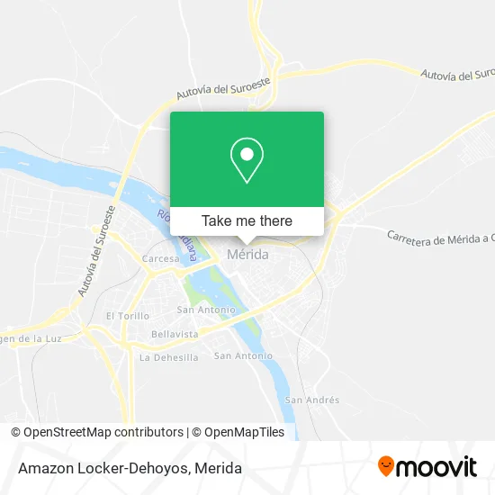 Amazon Locker-Dehoyos map
