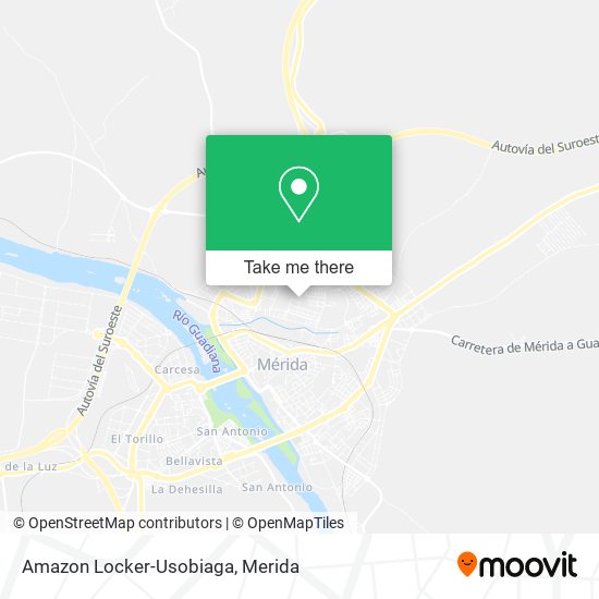 Amazon Locker-Usobiaga map