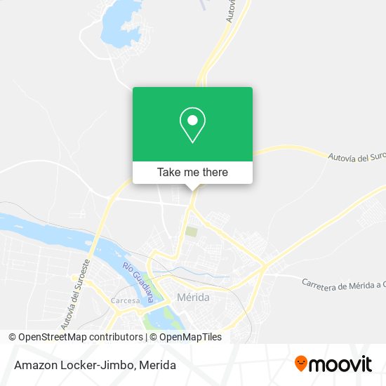 mapa Amazon Locker-Jimbo