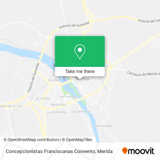 Concepcionistas Franciscanas Convento map