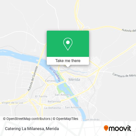 Catering La Milanesa map