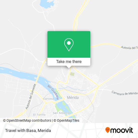 mapa Travel with Basa