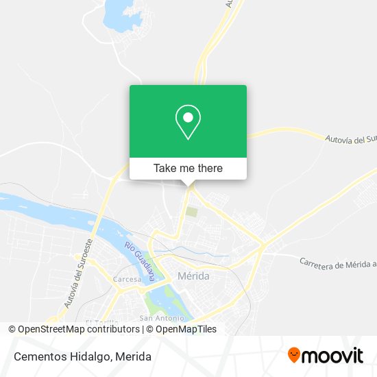 mapa Cementos Hidalgo