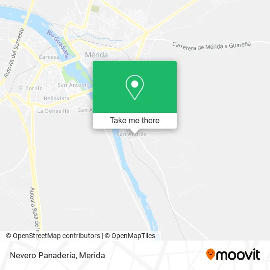 Nevero Panadería map
