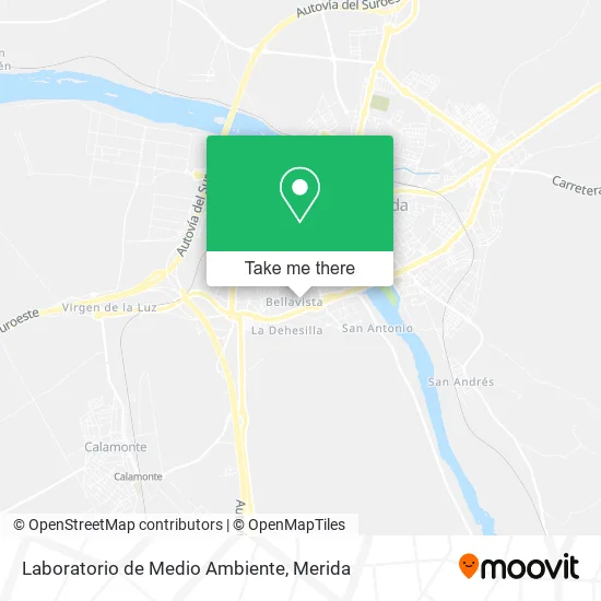 Laboratorio de Medio Ambiente map