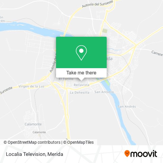 Localia Television map