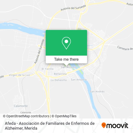 Afeda - Asociación de Familiares de Enfermos de Alzheimer map