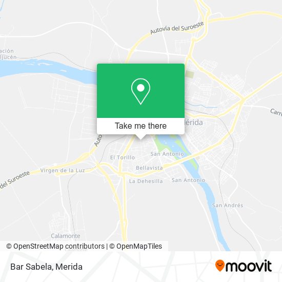 Bar Sabela map