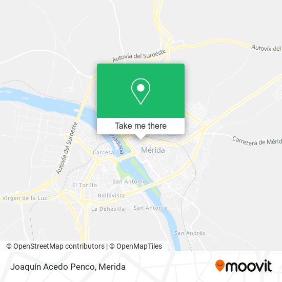 Joaquín Acedo Penco map