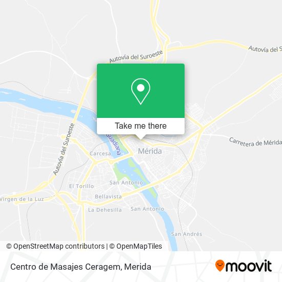 Centro de Masajes Ceragem map