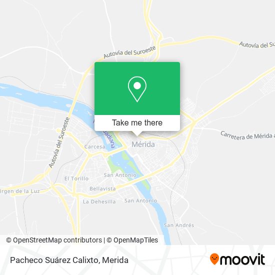 Pacheco Suárez Calixto map