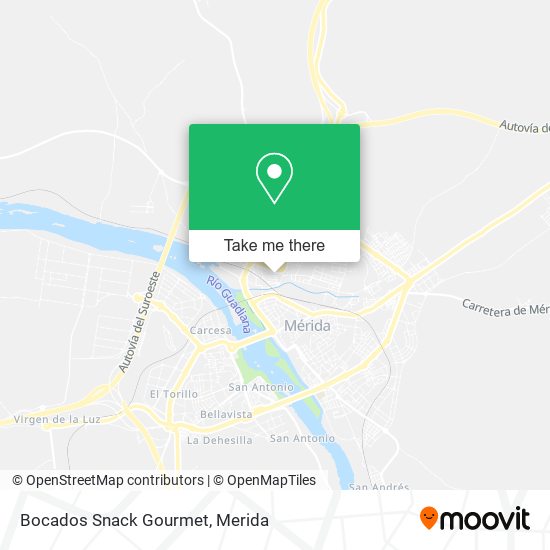 Bocados Snack Gourmet map