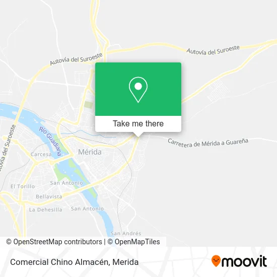 Comercial Chino Almacén map