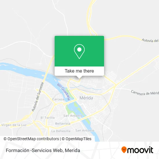 Formación -Servicios Web map