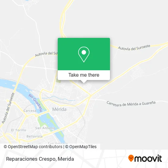 Reparaciones Crespo map