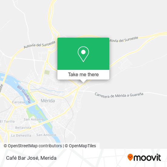 Café Bar José map