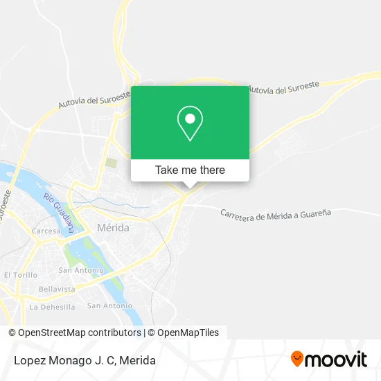Lopez Monago J. C map