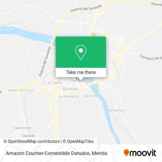 Amazon Counter-Comestible Danubio map